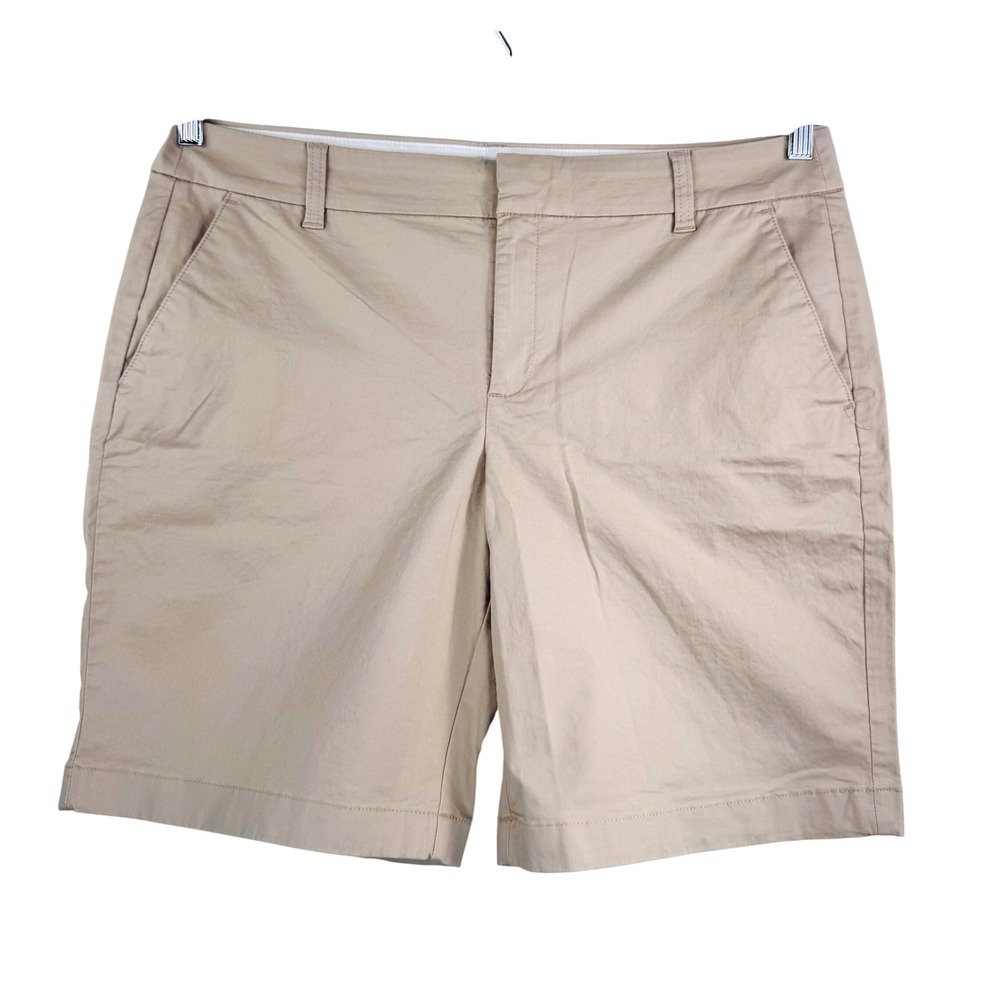 J.Crew 9" Frankie bermuda chino shorts‎ tan preppy classic 90s Y2K sz 14